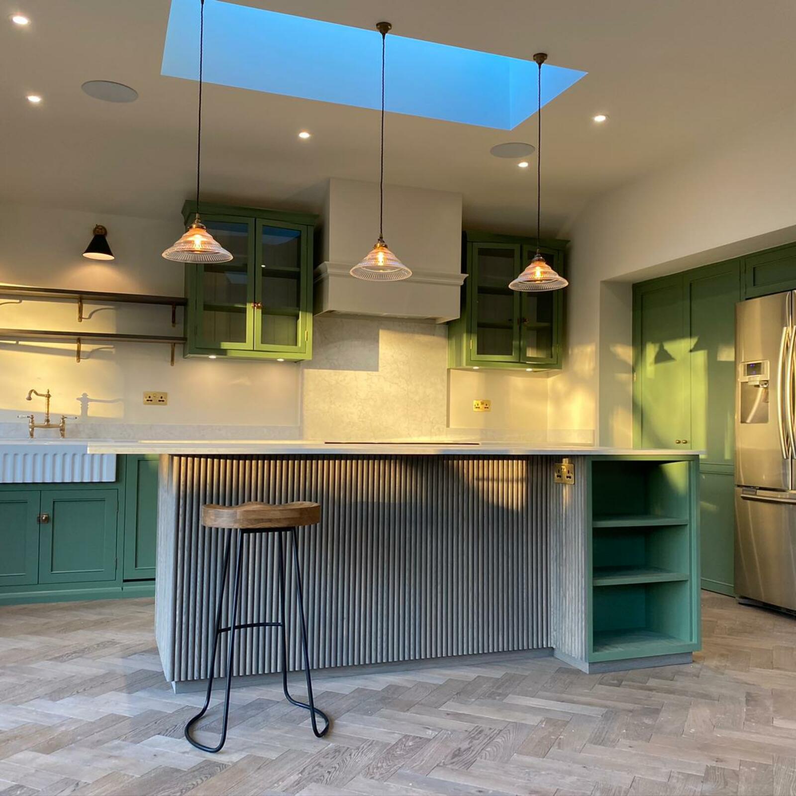 Bespoke handmade kitchen by CrownCut Kitchens, Oxfordshire